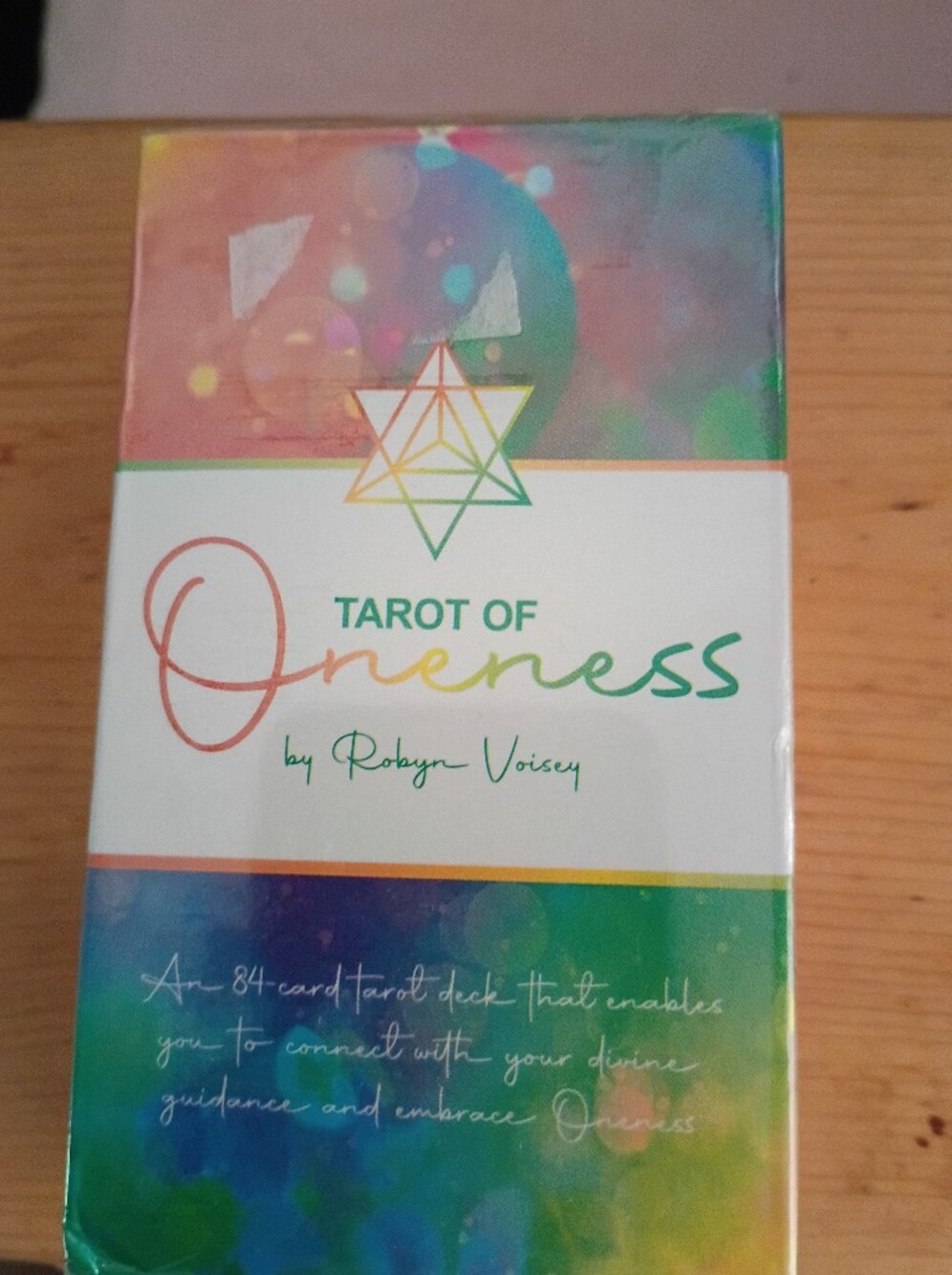 Tarot of Oneness Deck by - White & Multicolor Box